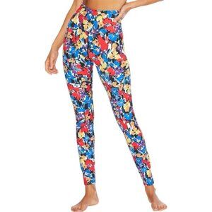 Beach Riot Piper Leggings Buttercup Floral Soft Smooth size S